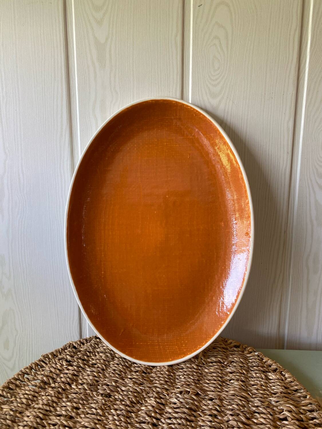 Vintage oval salt dish
