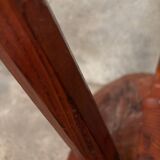 Brutalist stool solid oak Mobichalet type