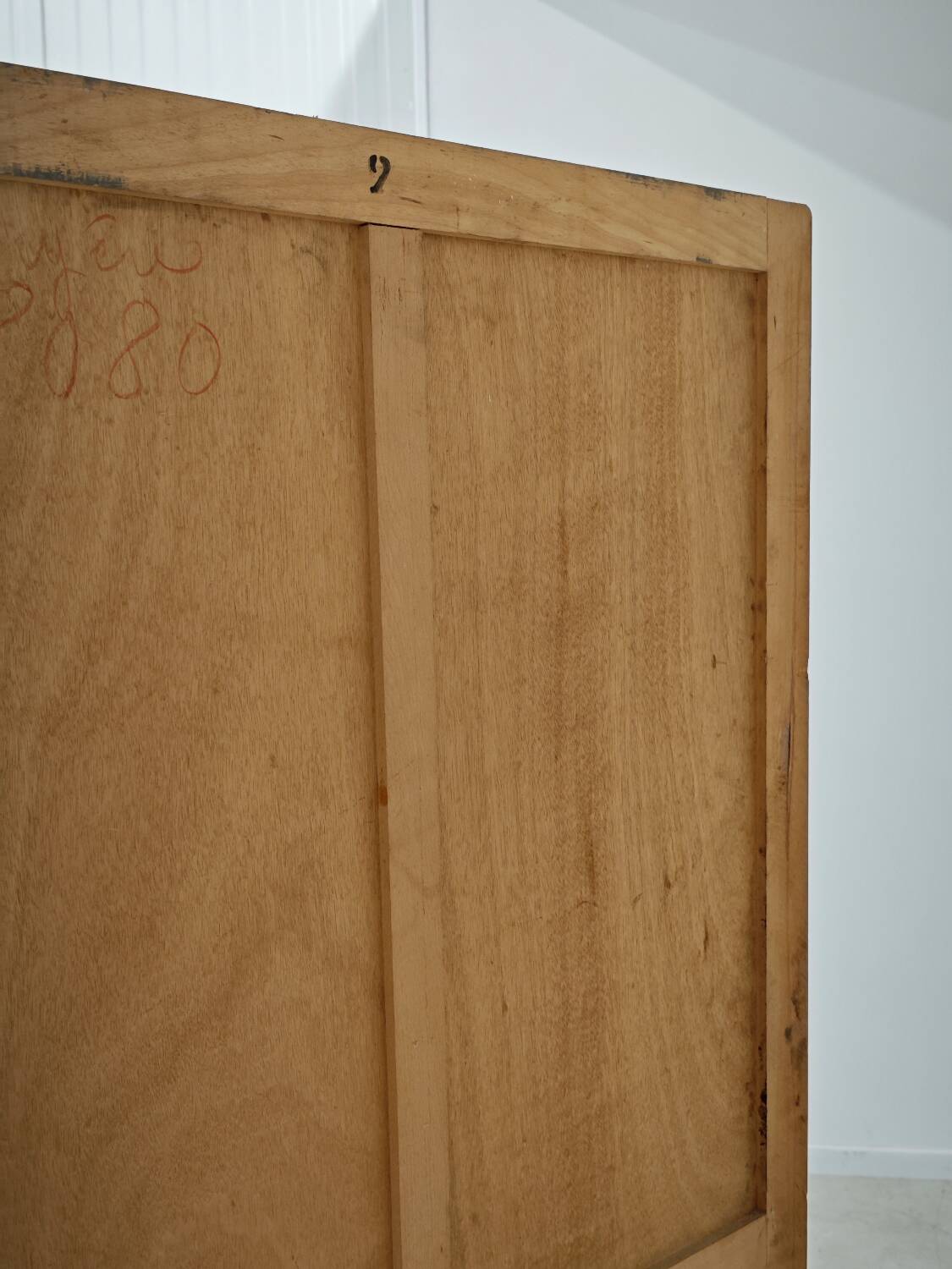 Parisian wooden wardrobe in country style