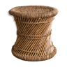 Stool - wicker sofa tip - jute