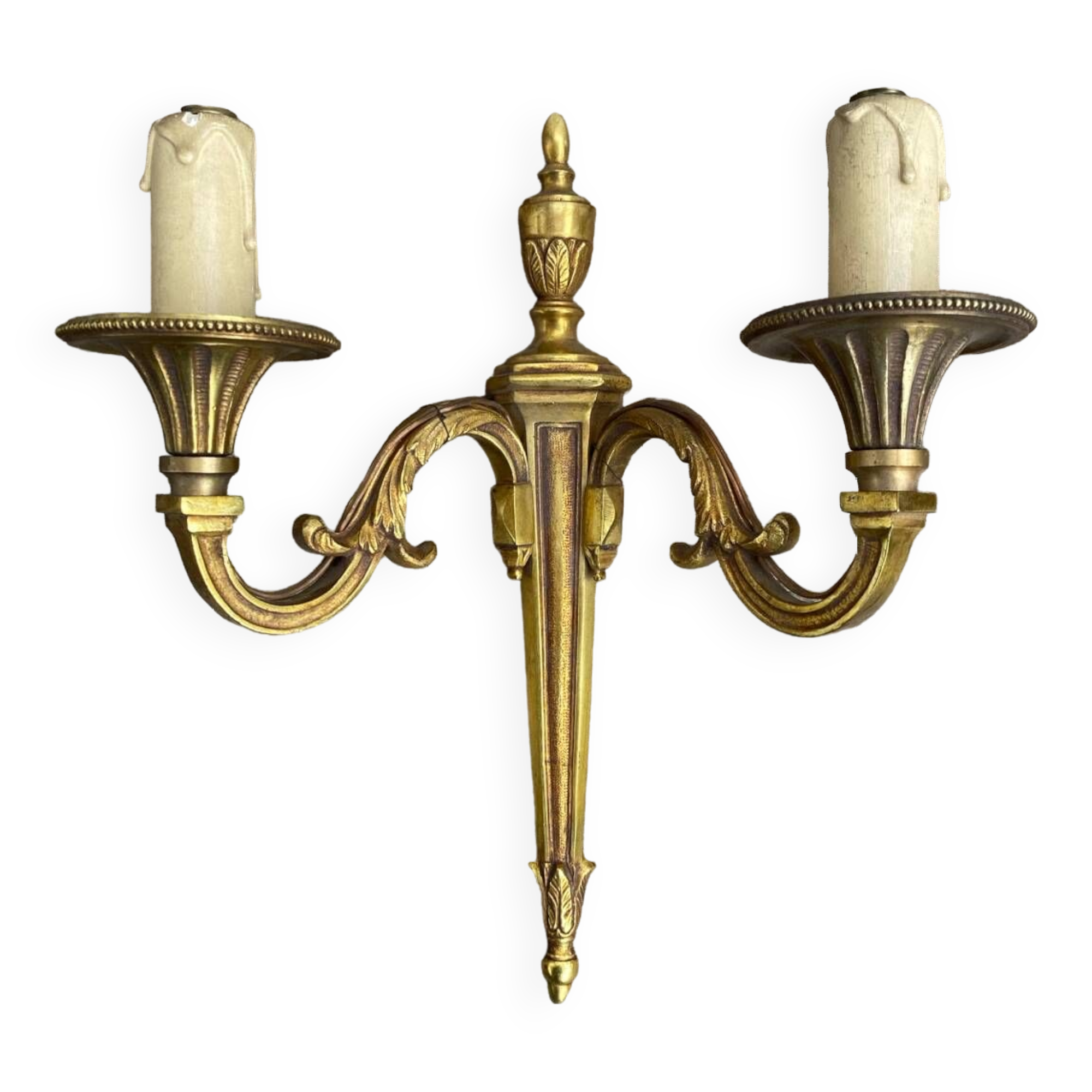 Lucien Gau bronze wall lamp