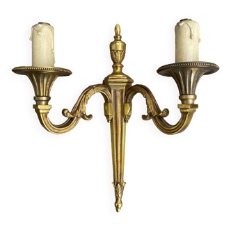 Lucien Gau bronze wall lamp