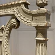 Pair of chairs, lyre back, based on a model by Jacob, Louis XVI style.