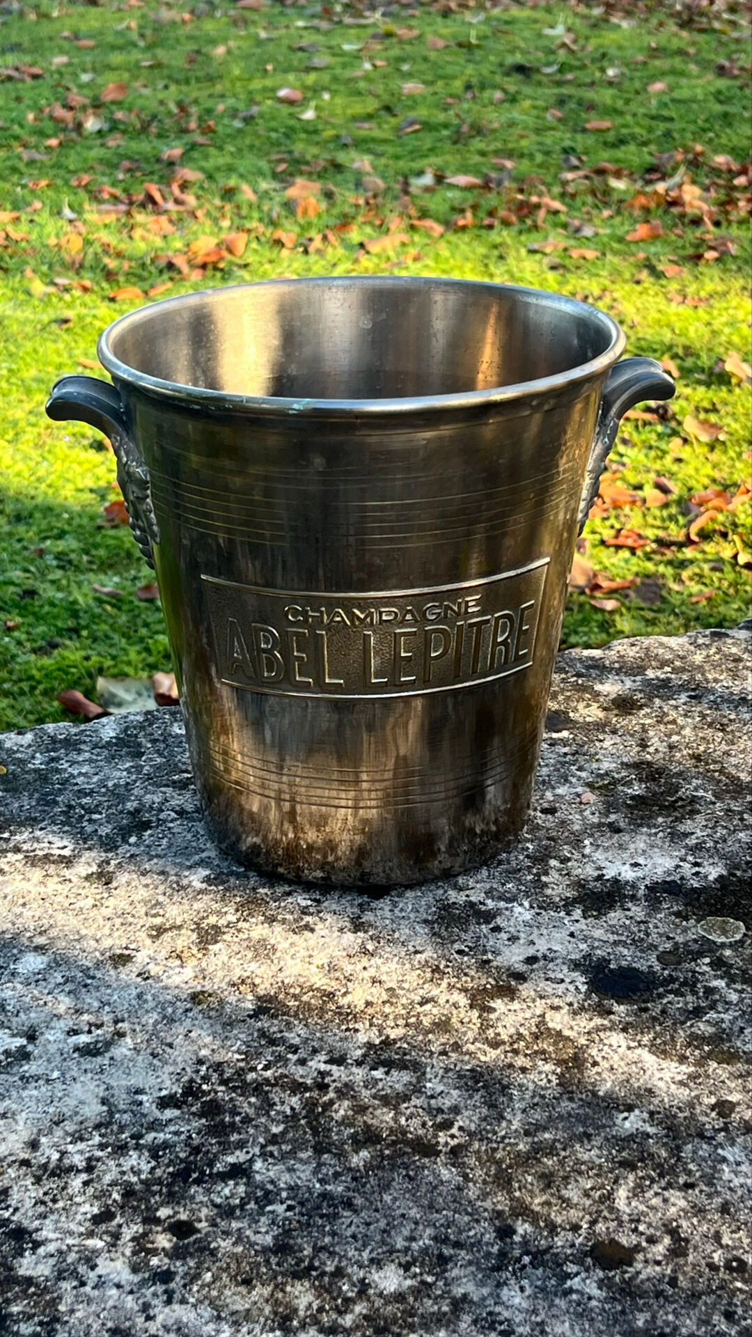 Abel lepitre champagne cooler, vintage french ice bucket