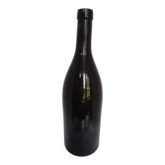 Old flat-bottomed bottle.