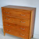 Commode vintage en bois pieds compas
