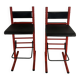 Set of 2 modular stools Errebi Italy from 1980 vintage