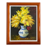 Nature morte au mimosa
