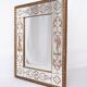 Miroir italien en verre églomisé, à parecloses, début XXe siècle