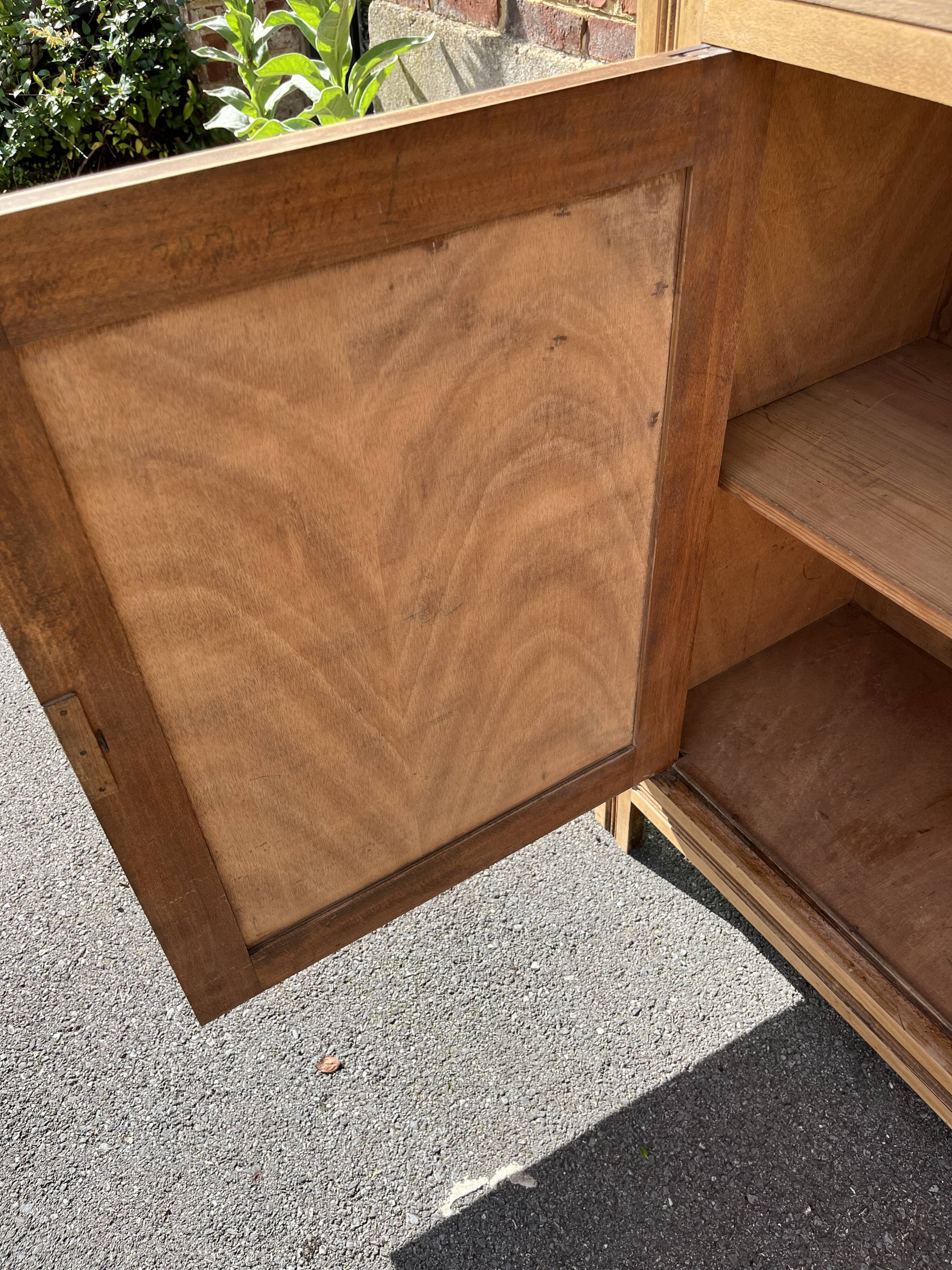 Art deco sideboard shell handles