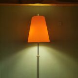 Brass and glass floor lamp