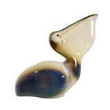 Bird sculpture, polychrome ceramic, Goebel, Germany 1984
