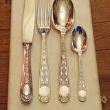 Christofle Villeroy pattern 4-piece cutlery set