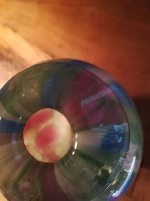 Multicoloured vase