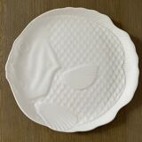 10 Assiettes plates vintage forme poisson