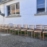11 Chaises bistrot Horgen Glarus fabriqué signé en Suisse