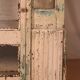 Former art deco cabinet in original burmese teak ecru patina