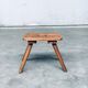 Folk Art Handmade Milk Stool, Late 1800s