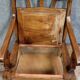 Louis Philippe period walnut chest armchair circa 1830