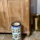 Enamelled ceramic umbrella stand