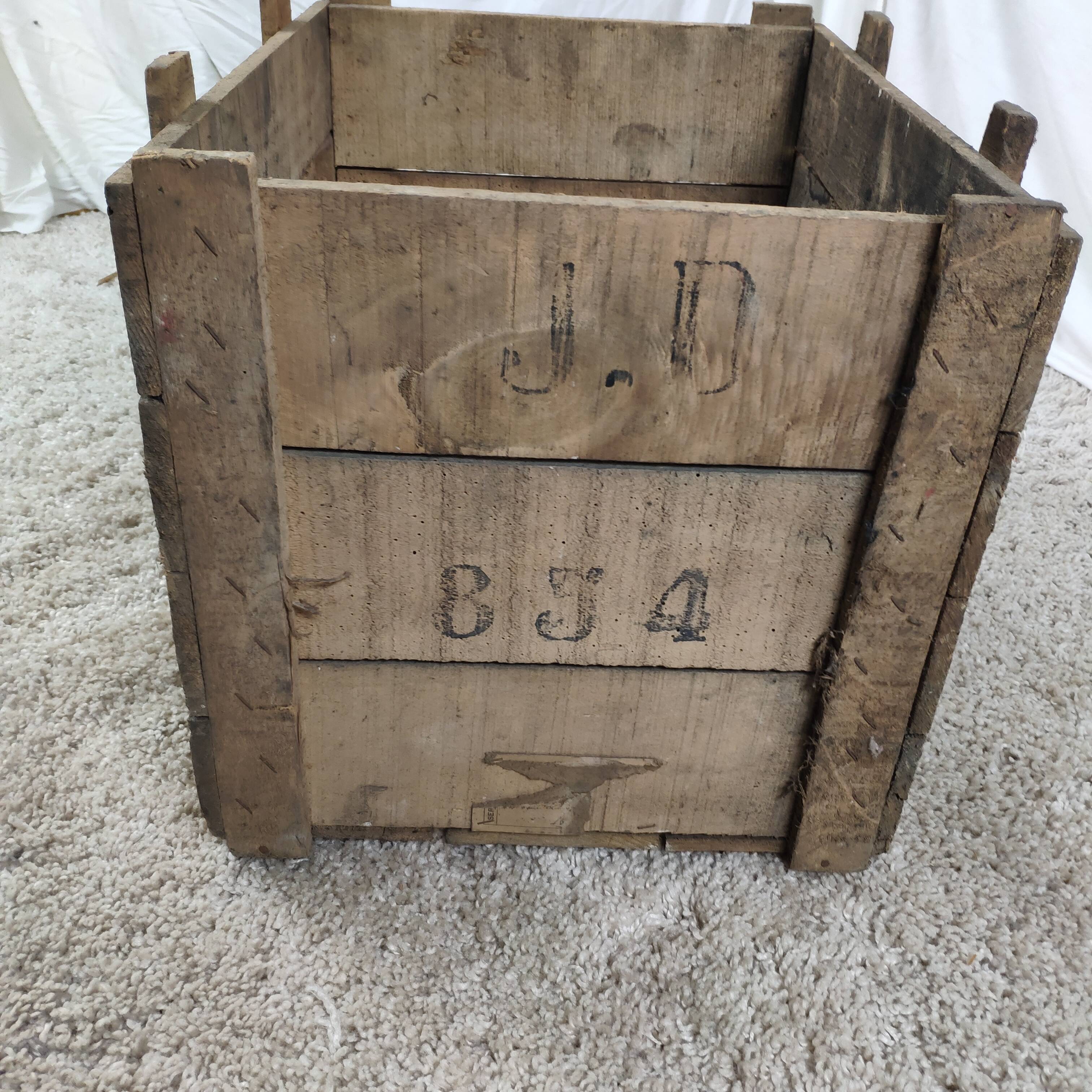 Wooden transport box