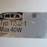 Vintage IKEA original blue lamp - Duett T202 - Bent Gantzel Boysen design