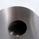 Brushed Aluminum large vase H:40cm
