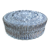 Plafonnier rond en verre épais