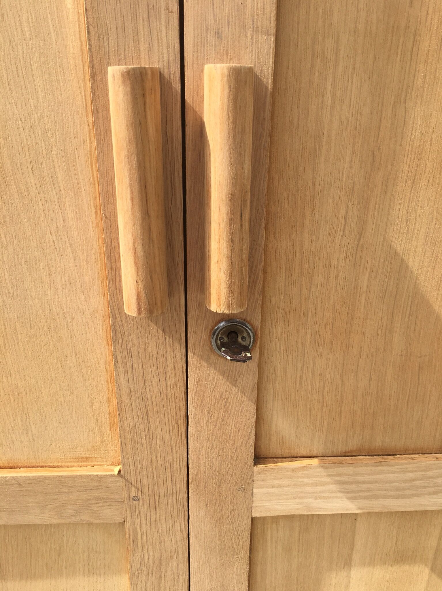 Paris wardrobe raw wood