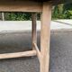 Table à manger de ferme rénovée en bois brut du XXème 180cm