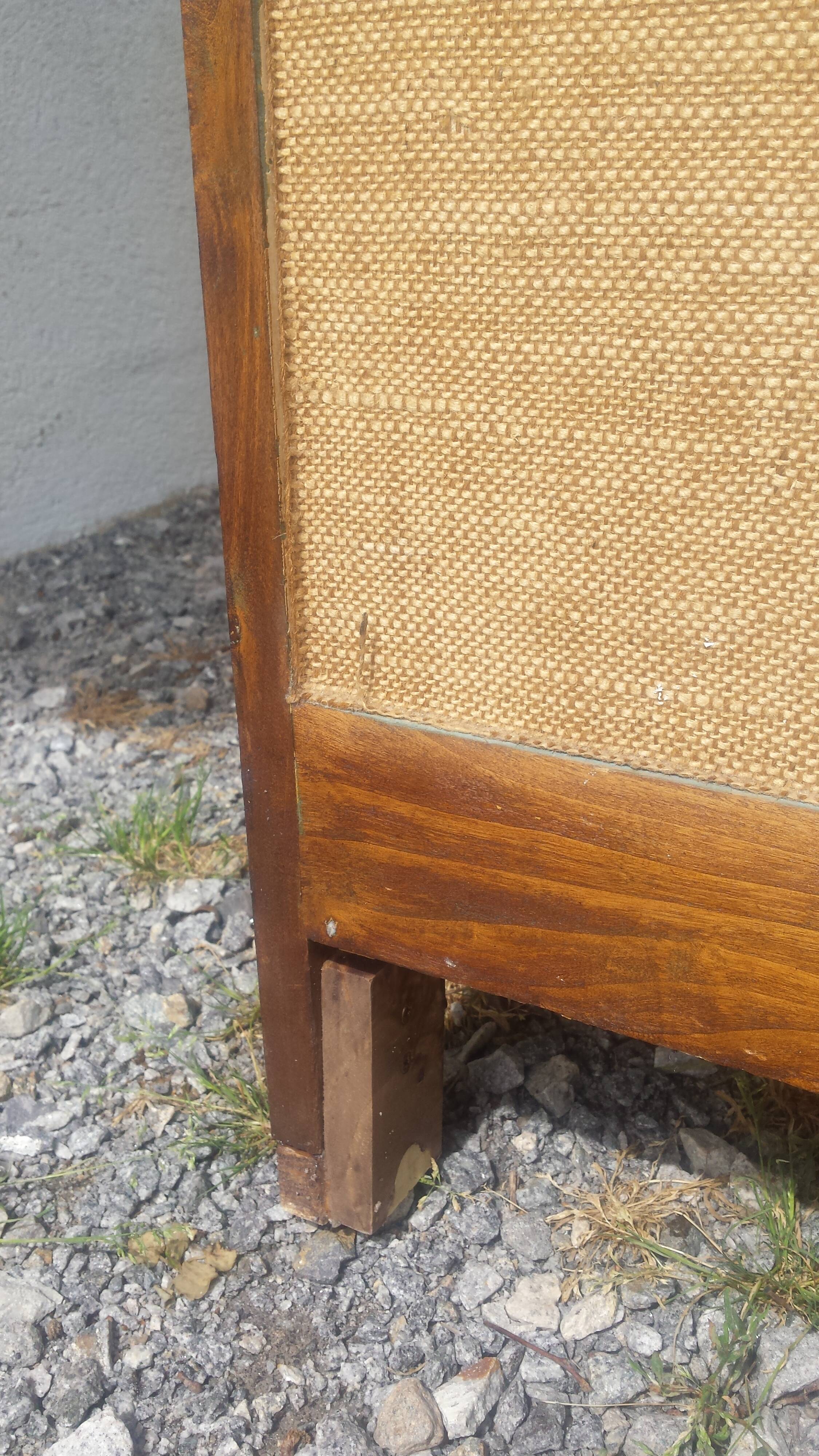 Buffet parisien, toile de jute