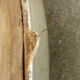 40s oval mirror in wood and stucco 59x39cm