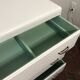 Chest of drawers 3 drawers vintage 1950 color chalk