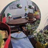 Miroir Gedy rond vert