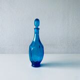 Blue glass decanter
