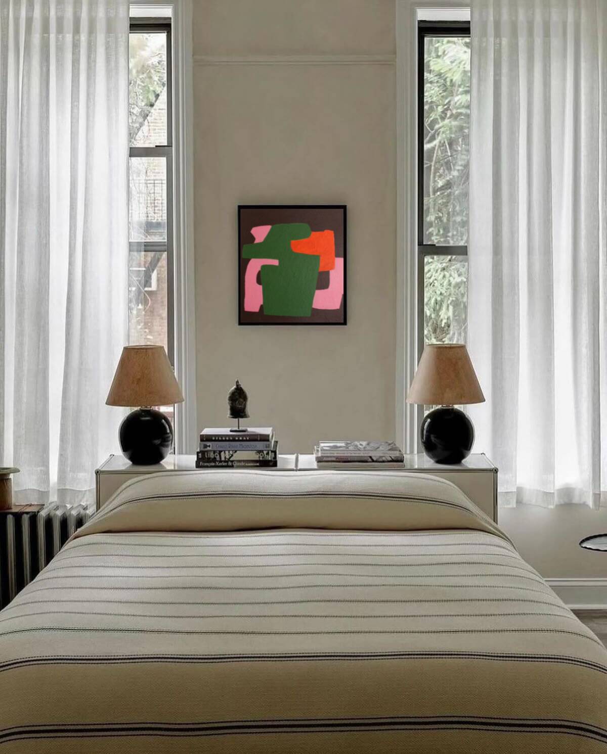 Minimalist colorful abstract "brick 2" by Bodasca