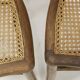 Pair of bistro chairs with canework. Ref Brunelle