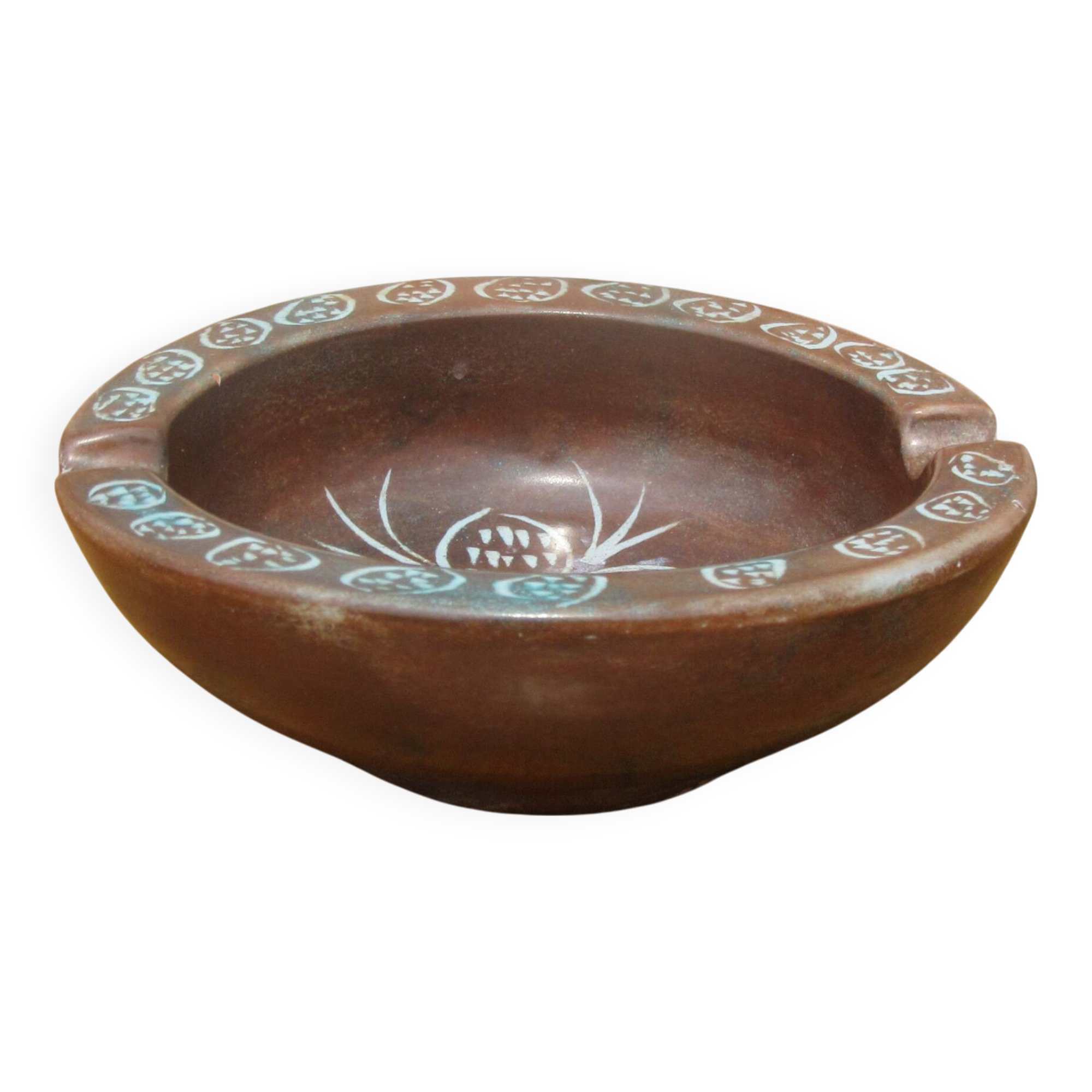 Ceramic ashtray montgolfier yvan roy workshop -