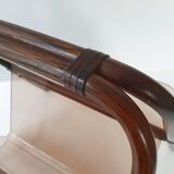 Vintage bamboo and Plexiglas 1970 magazine holders