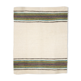 Striped wool rug 219 x 184 cm