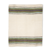 Tapis en laine à rayures 219 x 184 cm