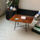 Table basse en bois et métal/laiton par Ico Parisi pour Cassina 1957