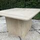 Table basse en travertin, années 70