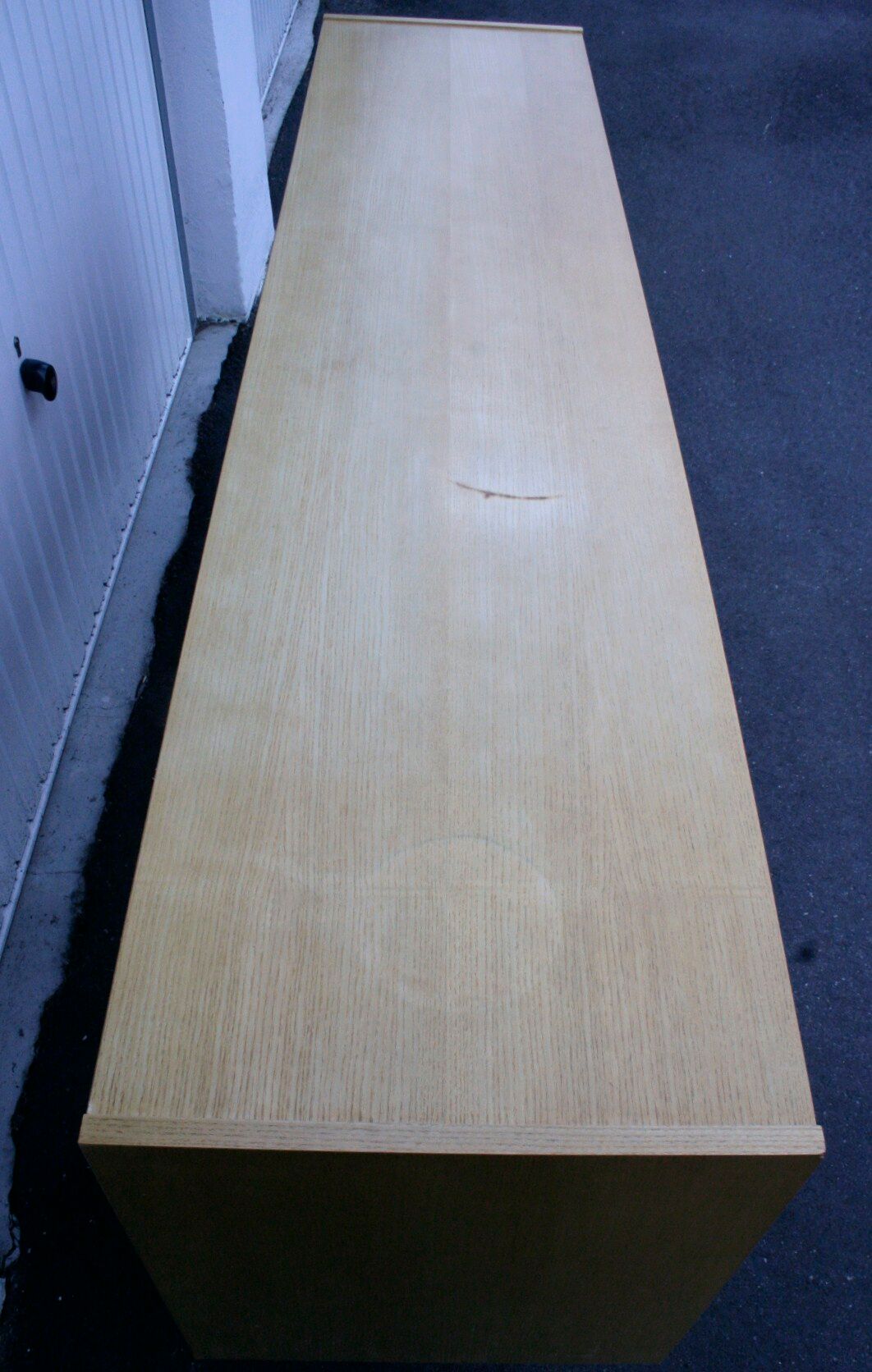 Midcentury sideboard with brass legs