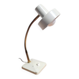 Revised vintage beige and gold Aluminor lamp.