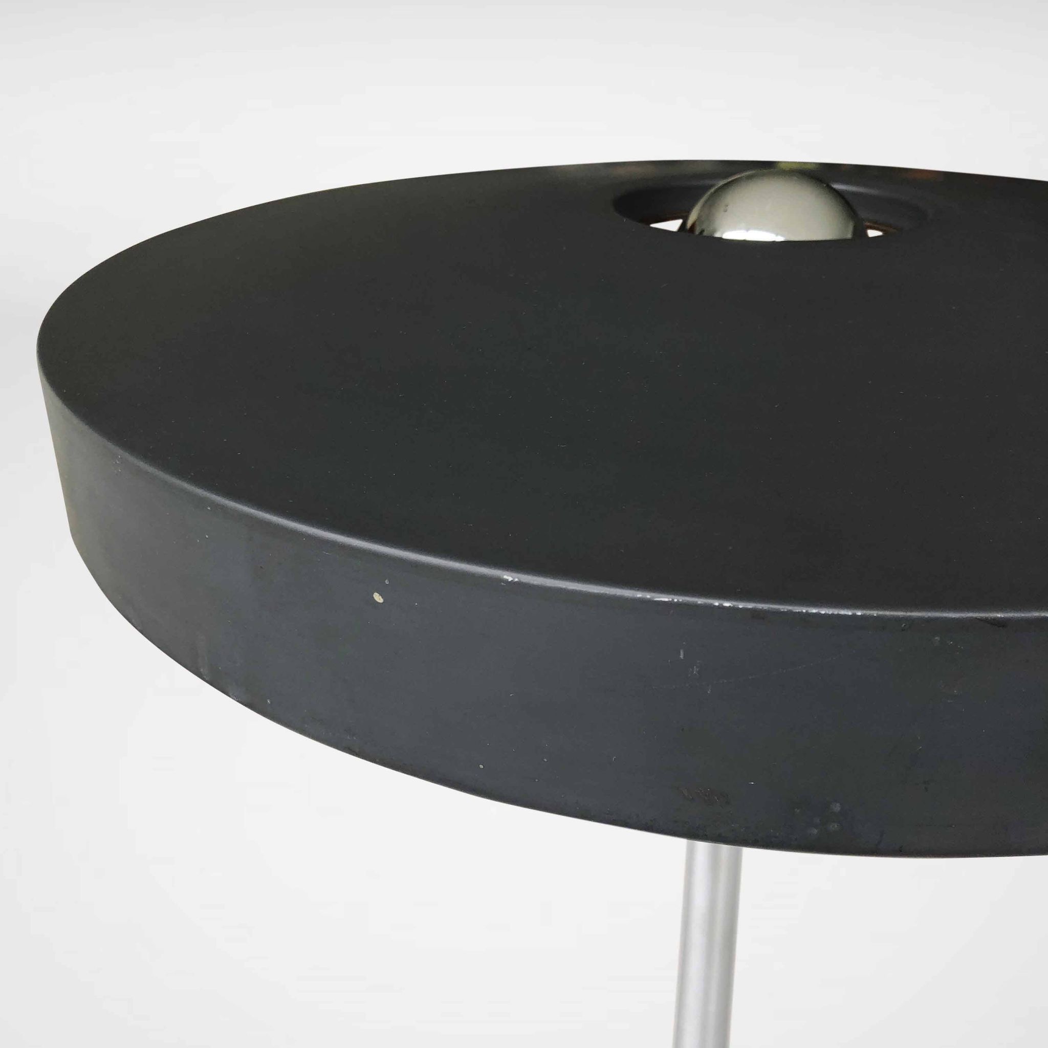 Rare Grey and Silver 'Timor 69' or 'Major' Desk Lamp by Louis Kalff for Philips, Netherlands, 1960s