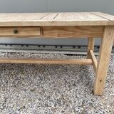 Stripped farm table