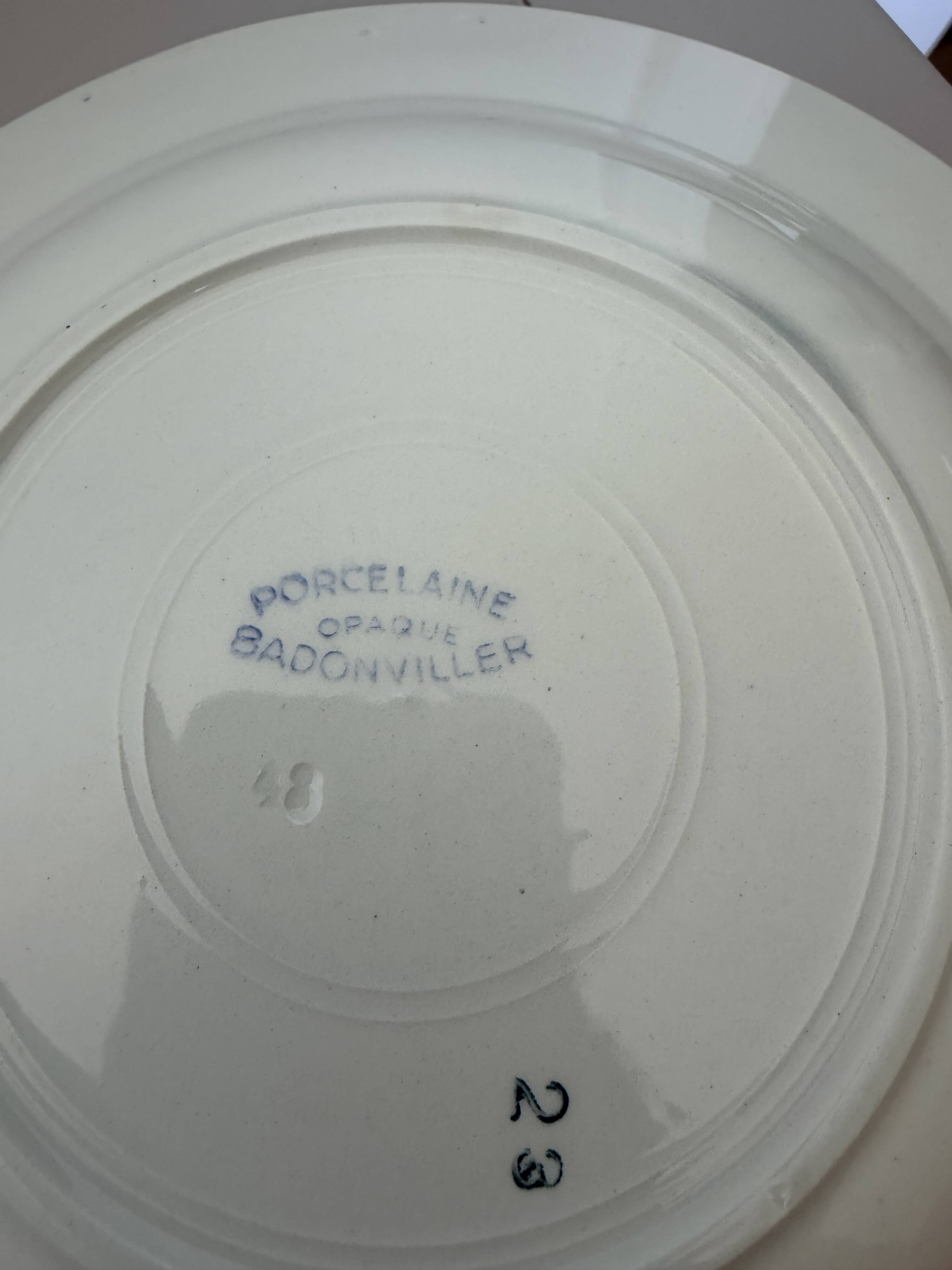 6 deep plates Badonviller 200851