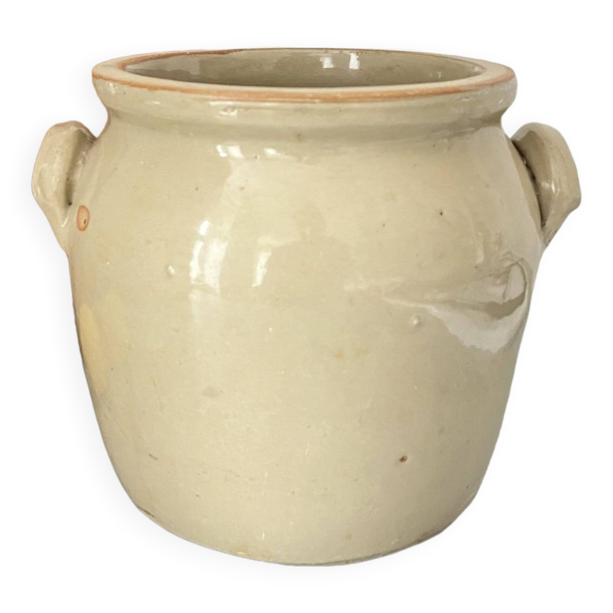 Old Digoin stoneware grease pot