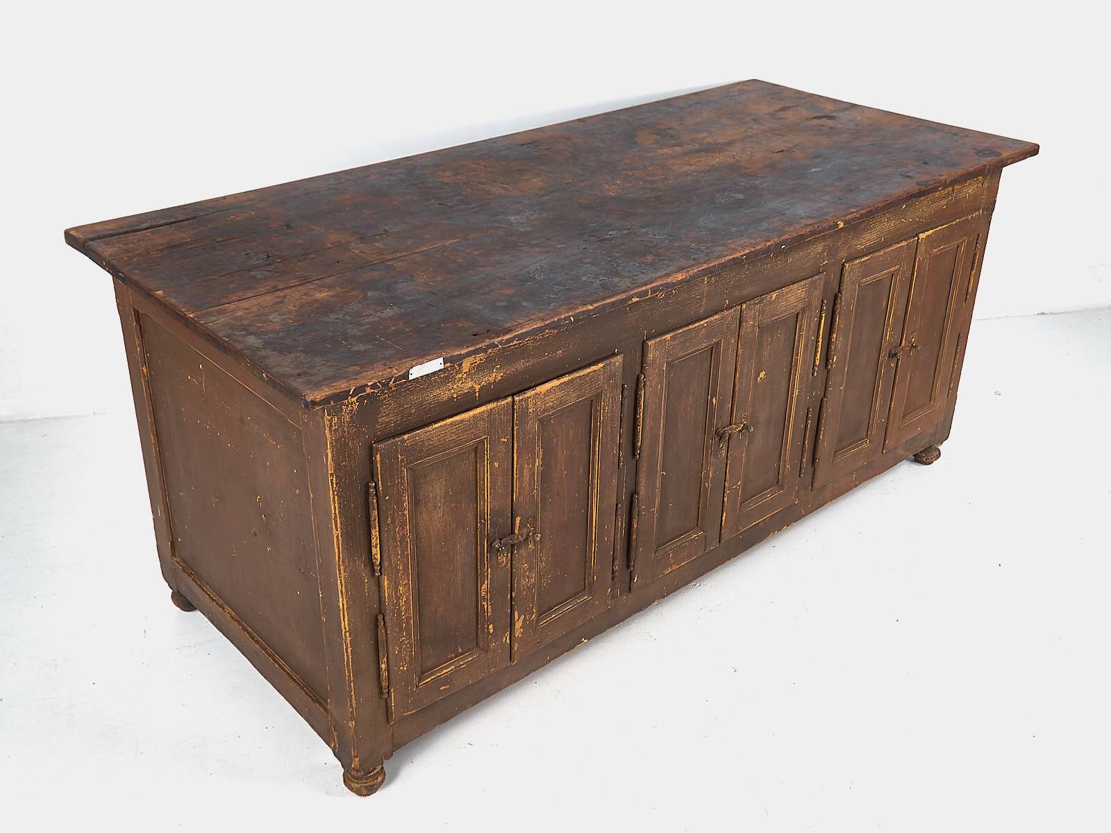 Buffet, îlot ancien en bois, vers 1850